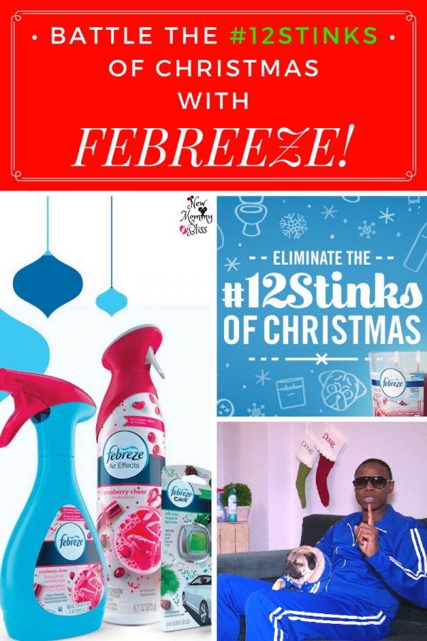 BATTLE THE #12STINKS OF CHRISTMAS WITH FEBREZE!   #Ad