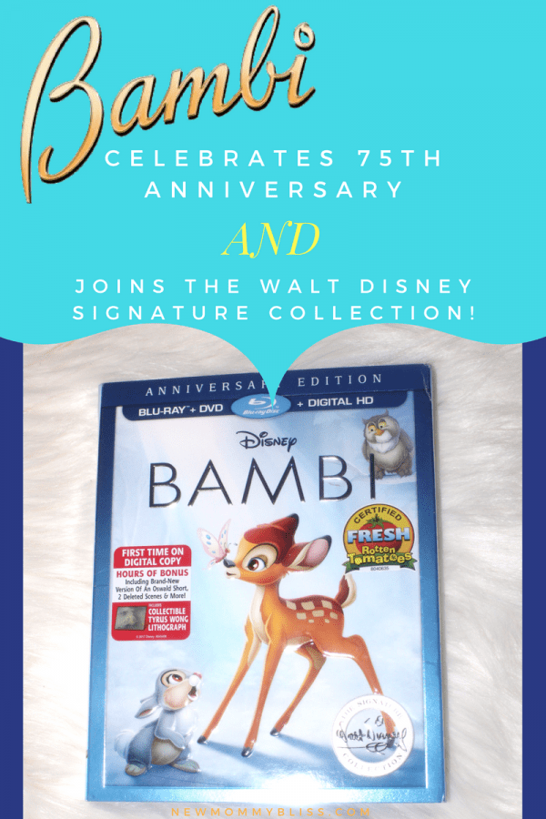 Bambi Celebrates 75th Anniversary and Joins the Walt Disney Signature Collection!