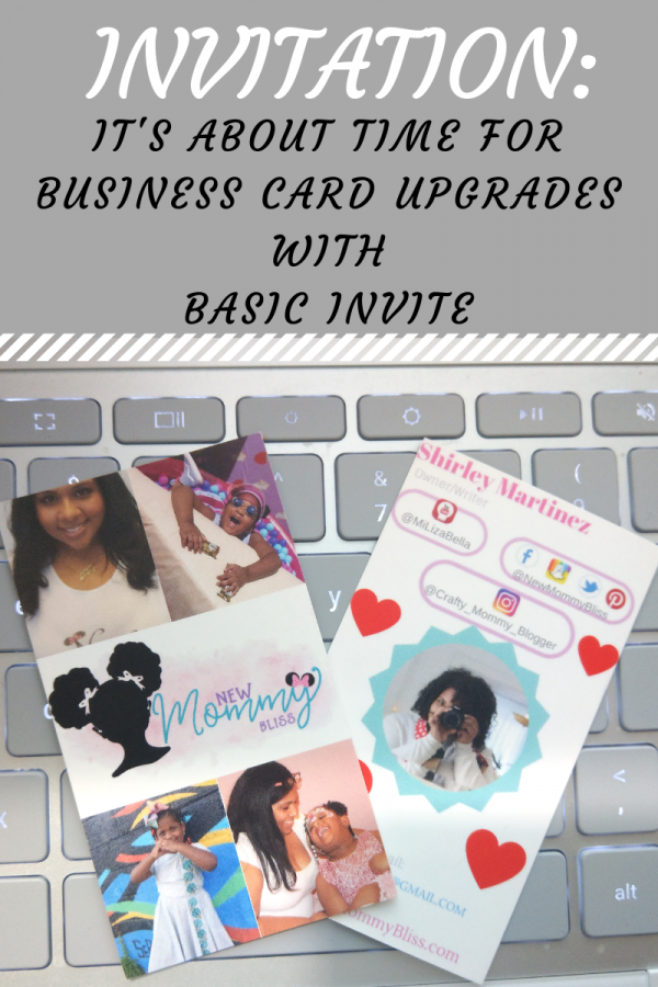 INVITATION: It’s about time for Business Card Upgrades with Basic Invite