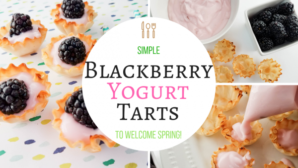 Simple Blackberry Yogurt Tarts to Welcome this Crazy Spring!