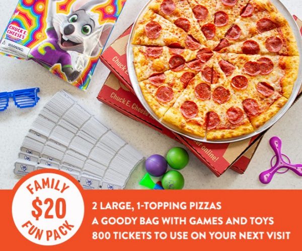 Chuck E. Cheese is Delivering Fun to Your Home!