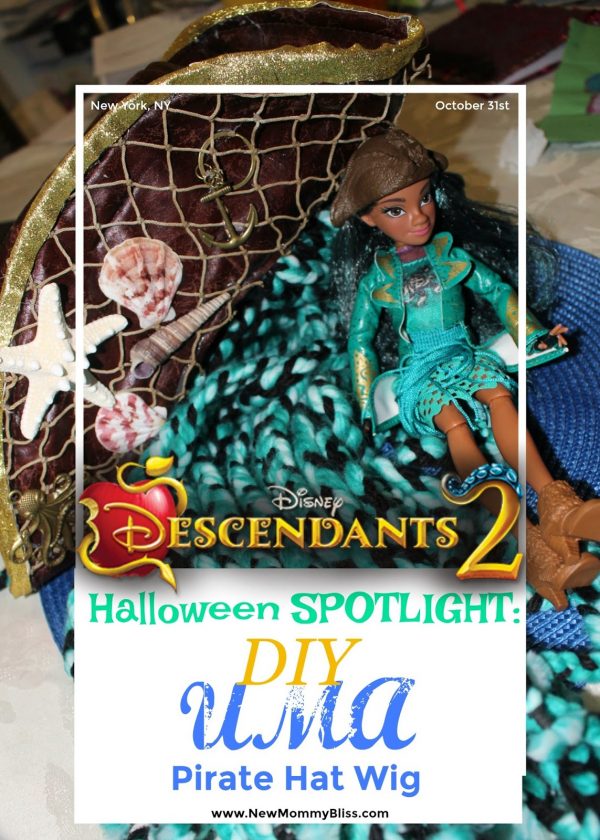 Halloween SPOTLIGHT: DIY UMA Descendants 2 Pirate Hat Wig