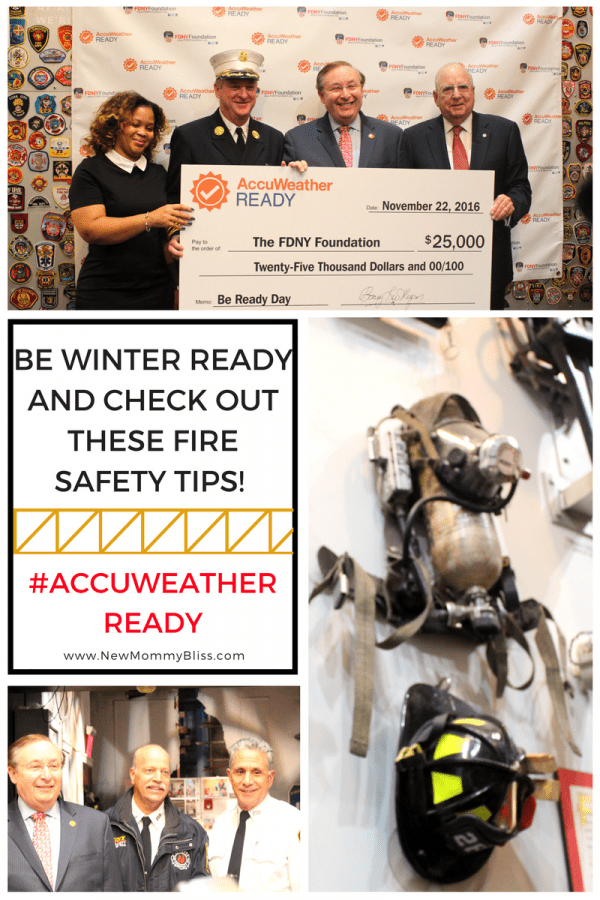 Be Winter Ready and Check Out These Fire Safety Tips! #AccuWeatherReady #Ad