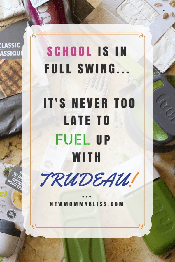 School is In Full Swing… It’s Never Too Late To FUEL Up with Trudeau!