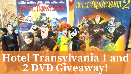 Hotel Transylvania 1 and 2 DVD Giveaway!