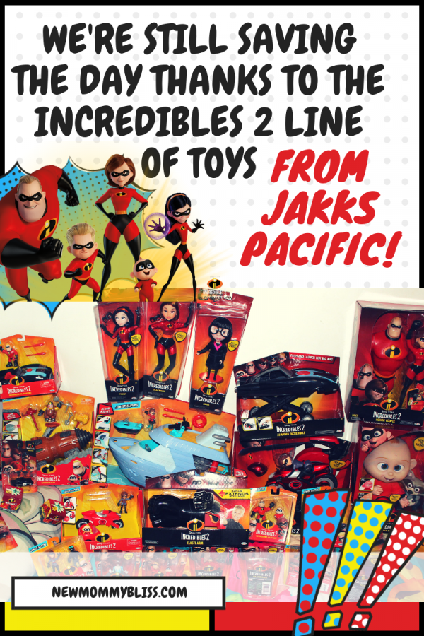 We’re Still Saving the day thanks to the Incredibles 2 Line of toys from Jakks Pacific!