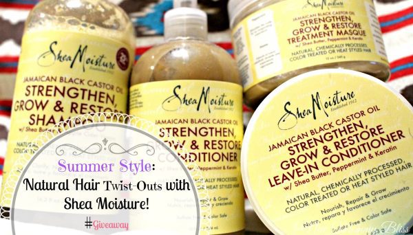 Summer Style: Natural Hair Twist-Outs with SheaMoisture! #Giveaway
