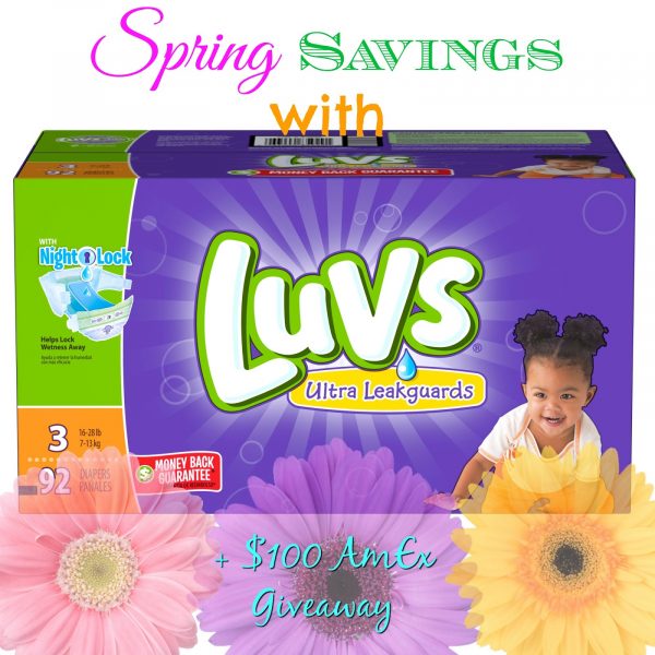 Spring Savings with Luvs + $100 Gift Card Giveaway! #ShareTheLuv
