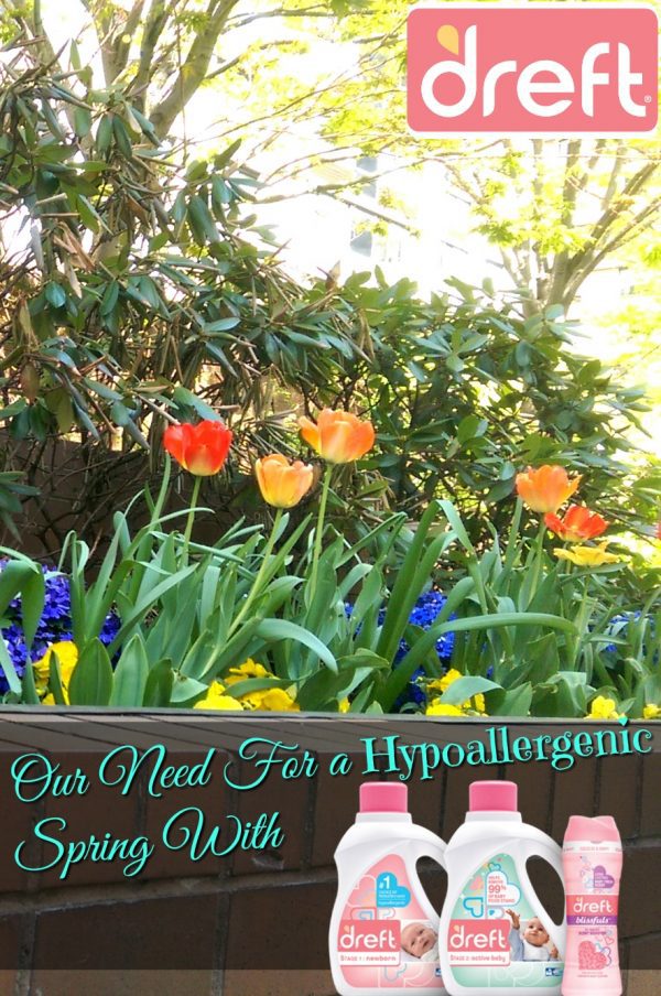Our Need For a Hypoallergenic Spring with Dreft! #Giveaway