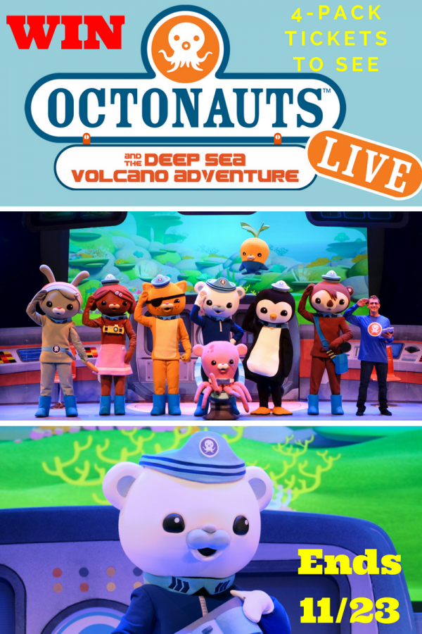 #Win Tickets to See Octonauts LIVE! #Giveaway Ends 11/23!