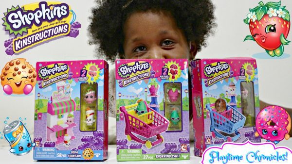 (VIDEO) Collect & Construct : Shopkins Kinstructions Play Sets! #Holiday2016
