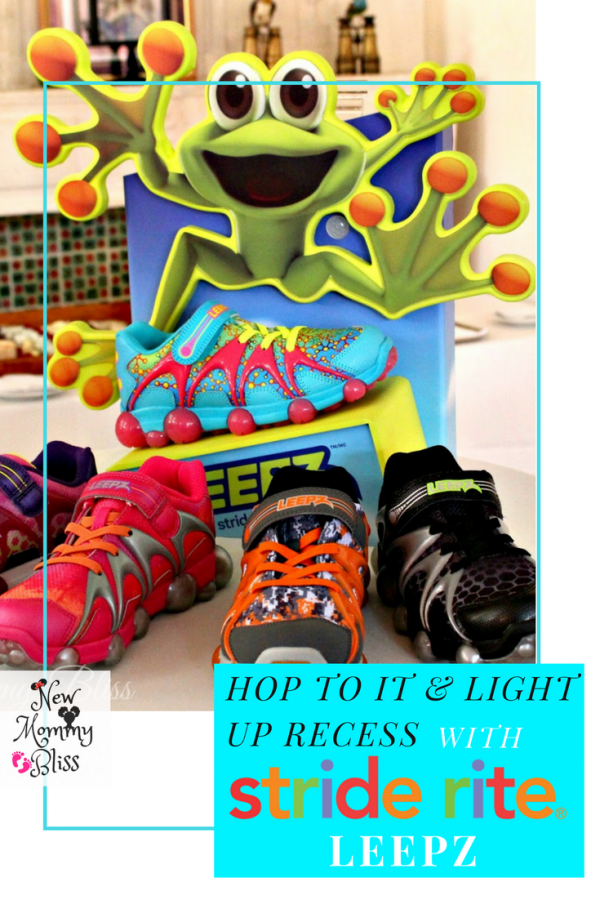 Hop to it and Light Up Recess with Stride Rite Leepz Light-up Sneakers & a Giveaway! (Ends 8/28)