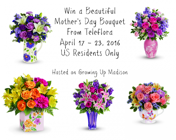 Win a Mother’s Day Bouquet from Teleflora! Ends 4/23