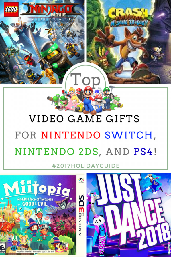 Top Video Game Gifts for Nintendo Switch, Nintendo 2DS, and PS4! #2017Holiday