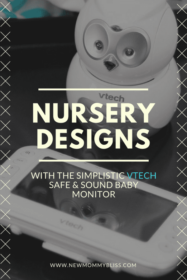 Nursery Designs with the Simplistic VTech Safe & Sound Baby Monitor