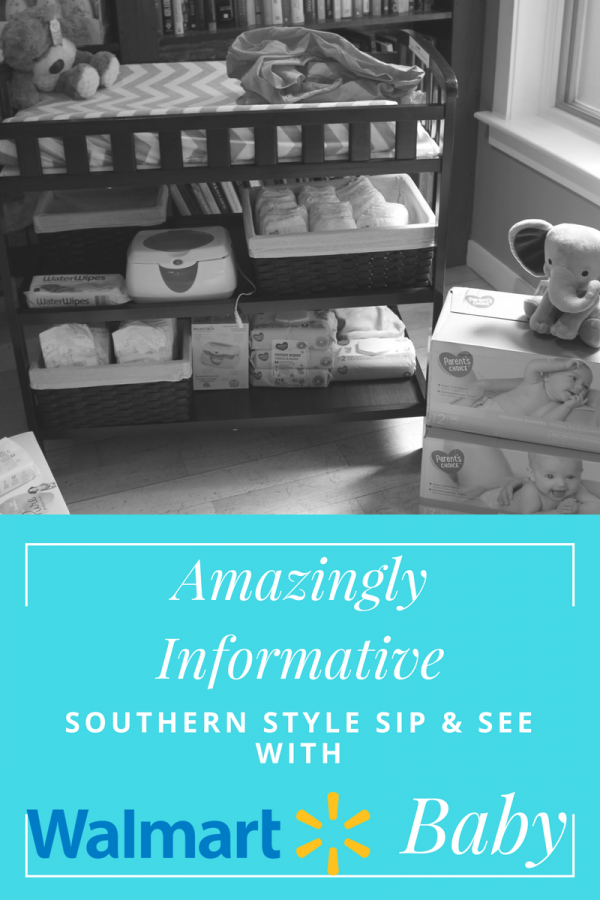 Amazingly Informative Southern Style Sip & See with Walmart Baby!