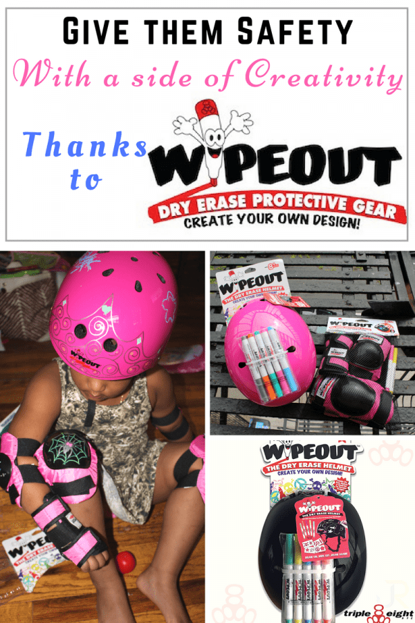 Give them Safety with a side of Creativity, Thanks to Wipeout Dry Erase Protective Gear! #Giveaway