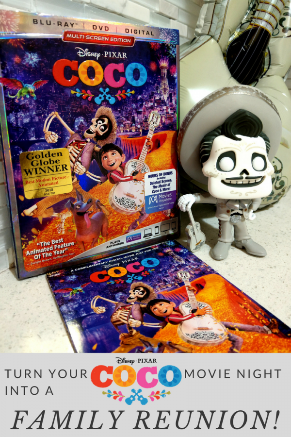 Turn Your Disney•Pixar’s COCO Movie Night into a Family Reunion! #Giveaway