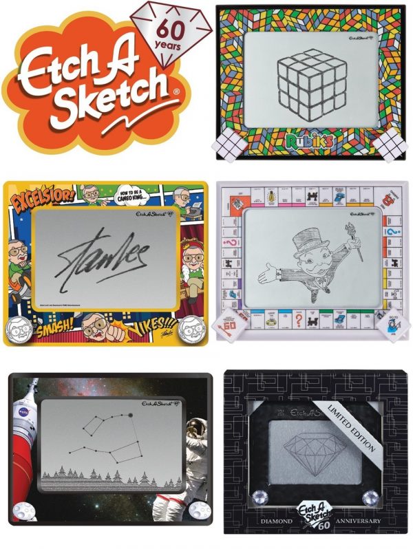 Etch A Sketch® Brand Draws in the Classics with Limited Edition Collaborations to Mark 60th Anniversary Year