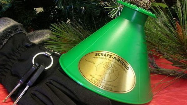 Scrape-A-Round The Icy Windshield with this cool Tool…